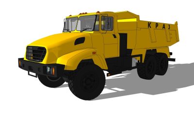 超精细汽车模型 卡车 KrAZ-65032